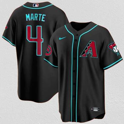 Men%27s Arizona Diamondbacks #4 Ketel Marte 2024 Cool Base Stitched Jersey Dzhi->arizona diamondbacks->MLB Jersey